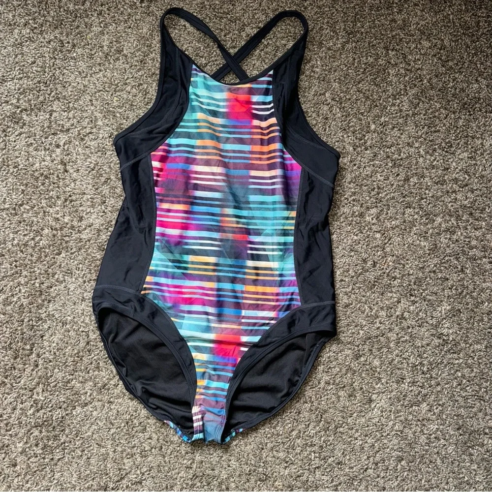 Athleta Streamline one piece Swimsuit size L - Picture 2 of 5
